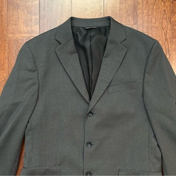 Banana Republic “Modern” Men's 100% Wool Gray Blazer, Size 40R - Picture 2 of 13